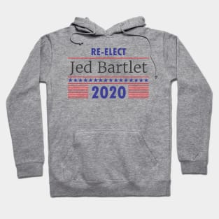Re-Elect Jed Bartlet (Stars and Stripes) Hoodie